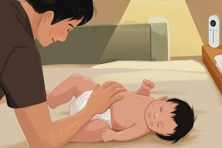 新生儿肚子起湿疹能治愈吗(图1)