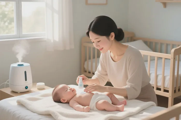 宝宝肚子起湿疹能不能治愈(图1)