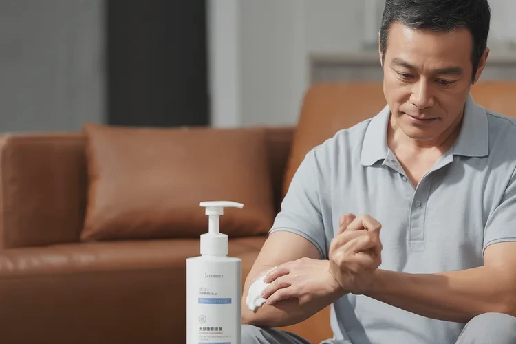 男生手臂上偶尔长湿疹能治愈吗(图1)