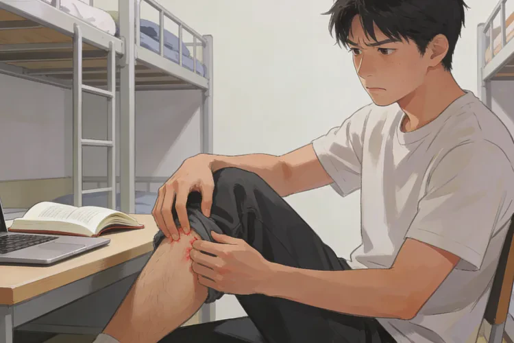 大学生小腿出现湿疹能治愈吗(图1)