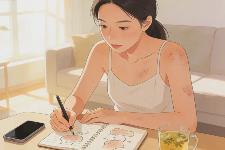 女生手臂出现湿疹能治愈吗(图3)