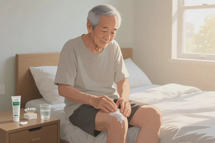 高龄老人大腿长湿疹能治愈吗(图1)