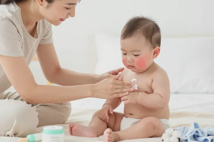 婴幼儿四肢有湿疹能不能治愈(图1)