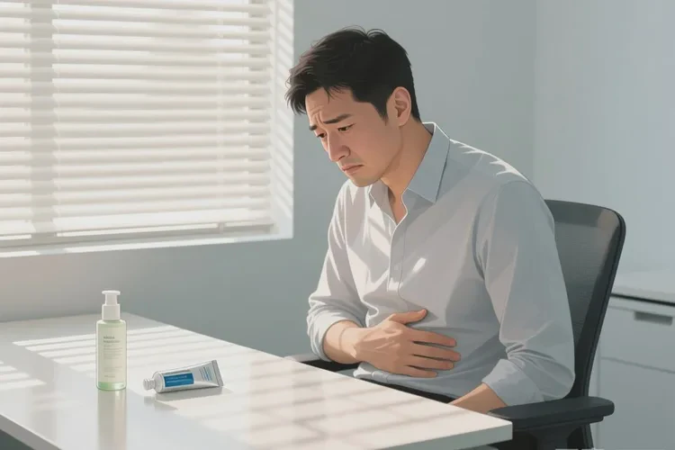 男人肚子上容易长湿疹能治愈吗(图1)