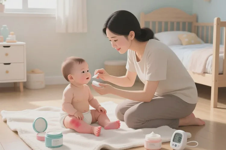 宝宝小腿经常长湿疹能不能治愈(图1)