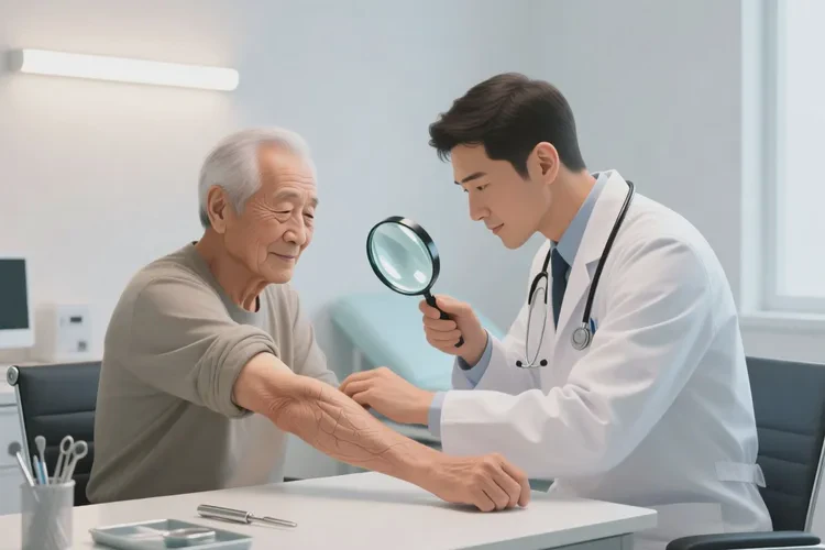 老年人手臂经常长湿疹能治愈吗(图2)