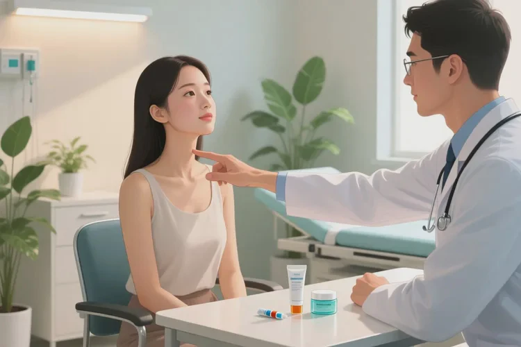 女人脖子经常起湿疹能治愈吗(图2)