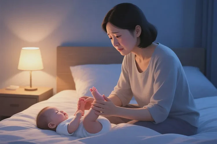 宝宝脚上出现湿疹能不能治愈(图1)