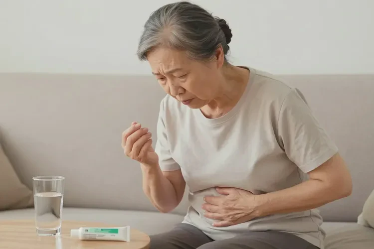 老年人肚子上偶尔长湿疹能治愈吗(图1)