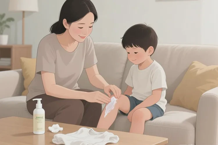 孩子大腿出湿疹能不能治愈(图1)