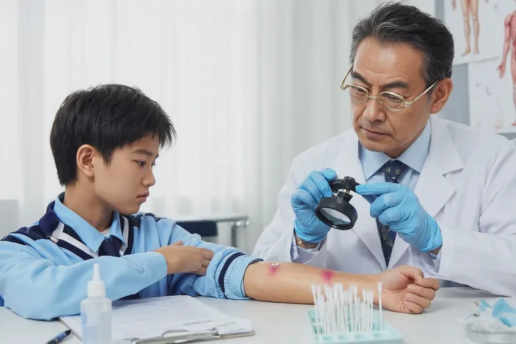 中学生手臂经常起湿疹能治愈吗(图2)