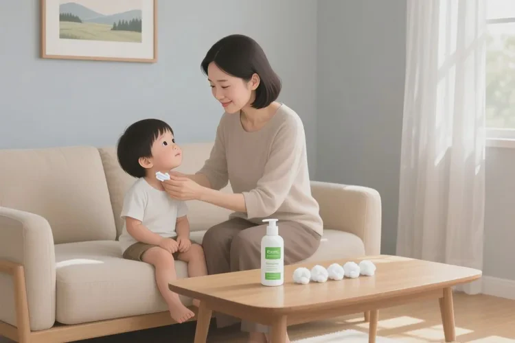 儿童脖子长湿疹能不能治愈(图1)