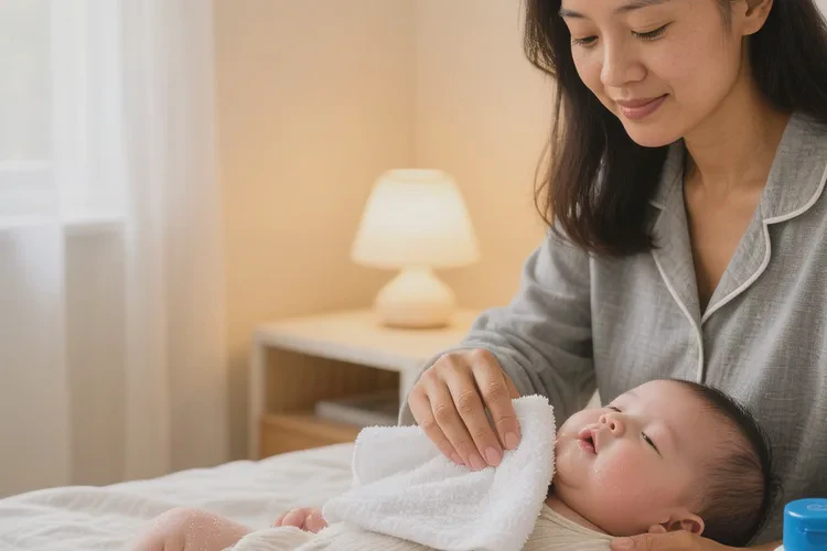 宝宝脖子上偶尔起湿疹可以根治吗(图1)