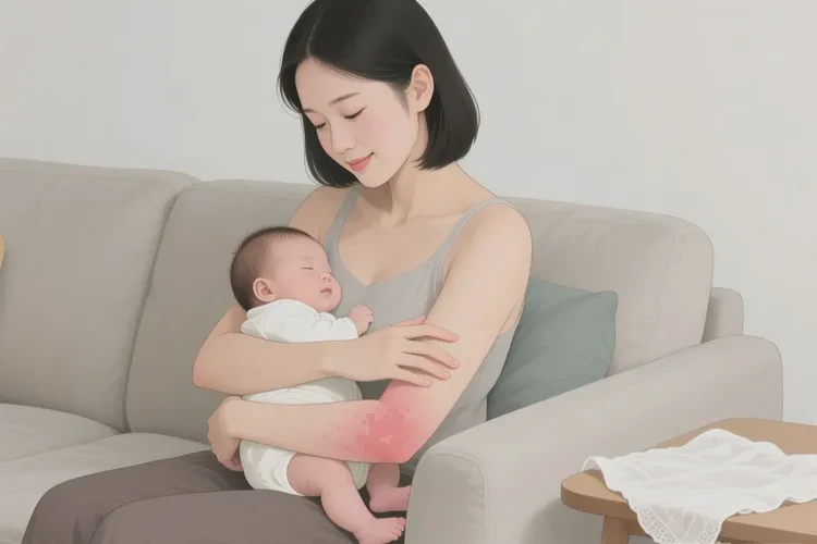 哺乳期妈妈四肢出现湿疹可不可以治愈(图2)