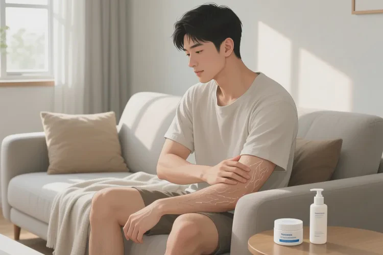 男人手臂上容易长湿疹可不可以治愈(图2)