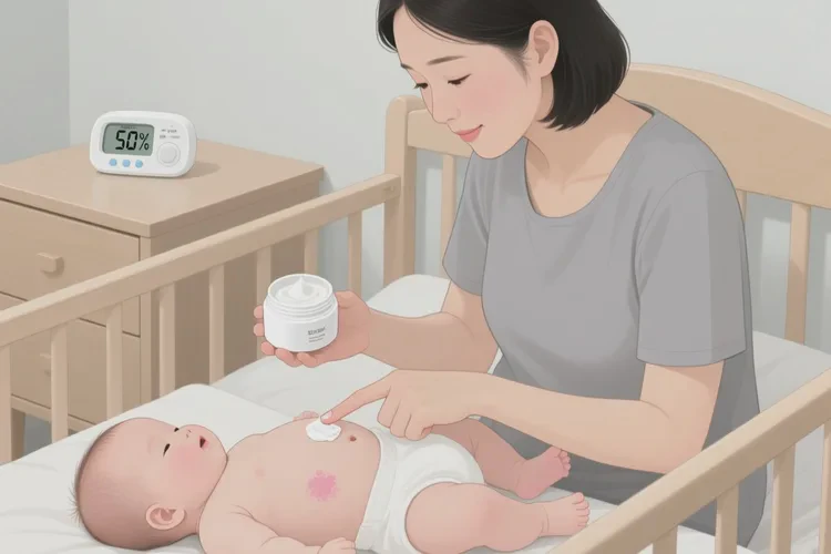 宝宝肚子偶尔起湿疹可以根治吗(图1)