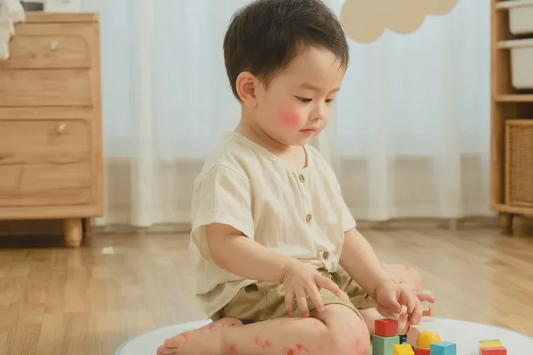 小儿大腿上出湿疹可以根治吗(图2)