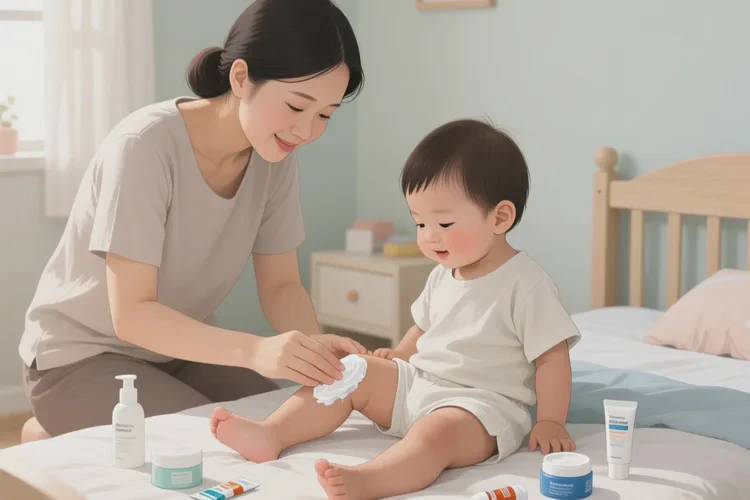 孩子大腿上容易起湿疹能不能治愈(图1)