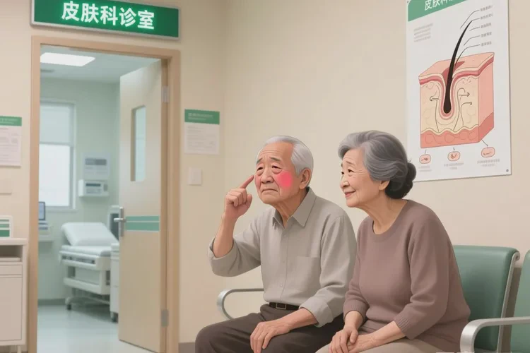 老年人面部出现湿疹可不可以治愈(图4)