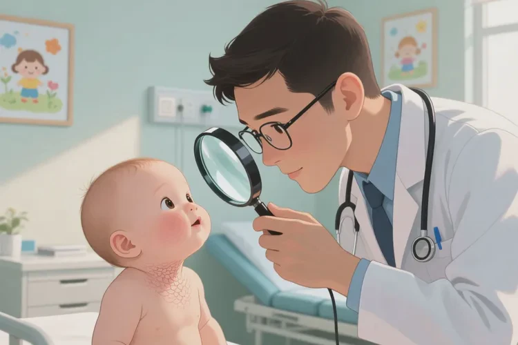 宝宝脖子上偶尔长湿疹可以根治吗(图4)