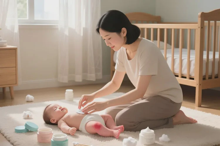 宝宝小腿上容易起湿疹可以根治吗(图1)