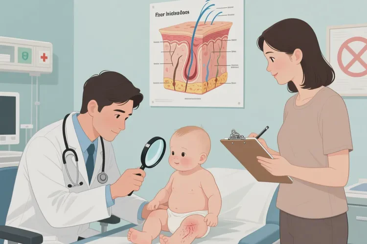 婴儿大腿长湿疹可以根治吗(图1)