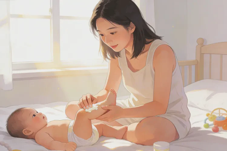 宝宝小腿上容易长湿疹可以根治吗(图1)