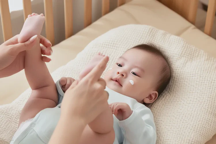 新生儿小腿上偶尔长湿疹可以根治吗(图2)