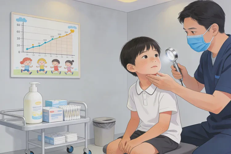 儿童面部容易长湿疹能不能治愈(图2)