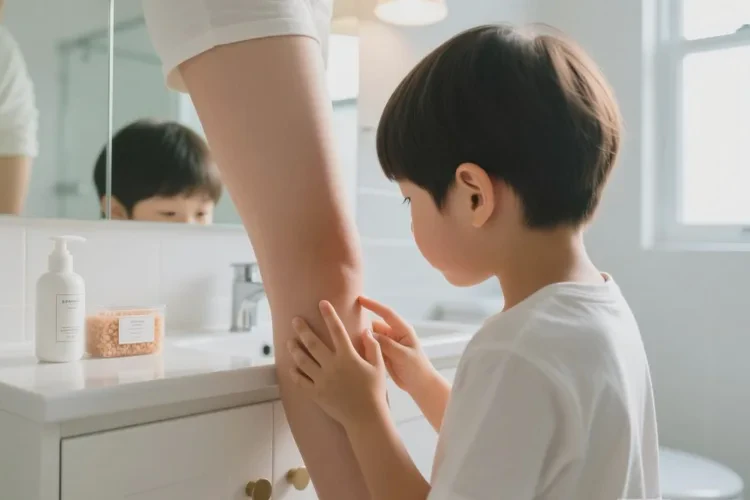 儿童大腿偶尔长湿疹能不能治愈(图4)