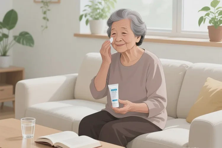 老年人面部经常长湿疹可不可以治愈(图1)