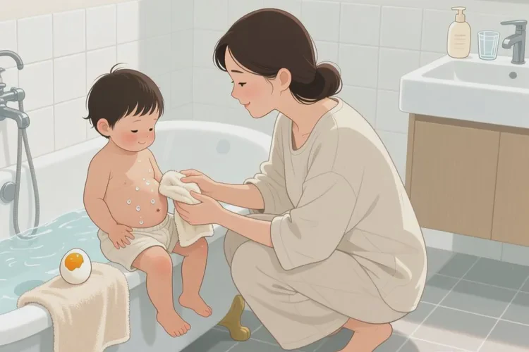 孩子肚子容易起湿疹能不能治愈(图2)