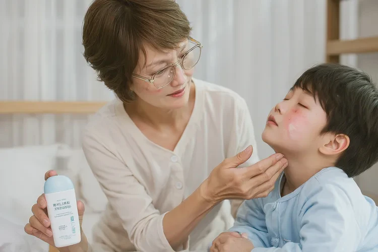 孩子面部出湿疹能够根治吗(图1)