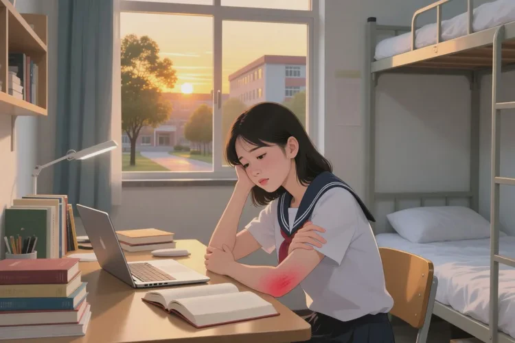 大学生四肢容易起湿疹能靠自己自愈吗(图1)