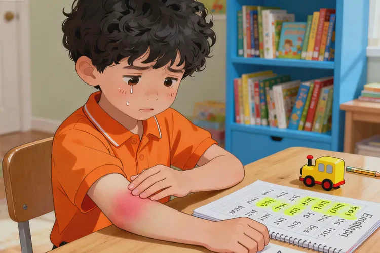 小学生手臂上经常长湿疹能靠自己自愈吗(图1)