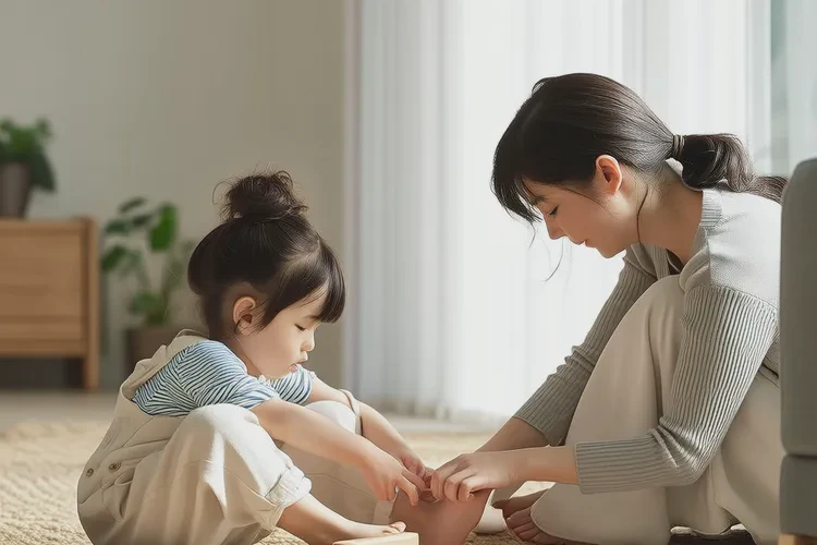 小孩小腿上容易起湿疹可以根治吗(图1)