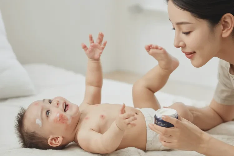 新生儿四肢经常起湿疹可以根治吗(图1)