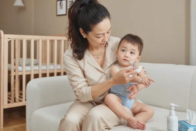 婴儿手臂容易起湿疹可以根治吗(图1)