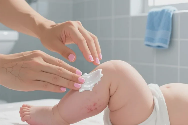 宝宝大腿有湿疹可以根治吗(图2)