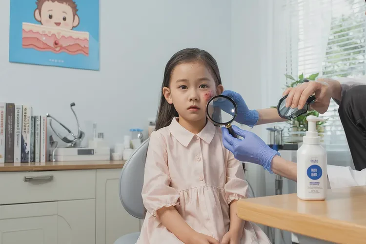 少儿脸上容易长湿疹能够根治吗(图4)