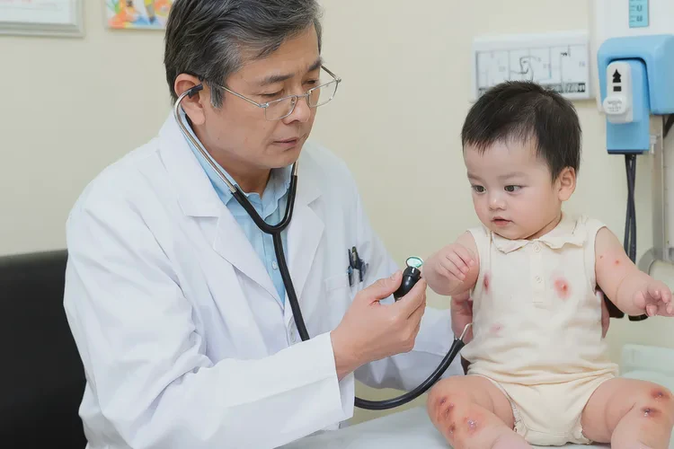 新生儿脖子长湿疹可以根治吗(图3)