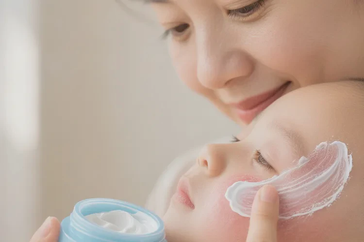 儿童面部偶尔长湿疹能不能治愈(图1)