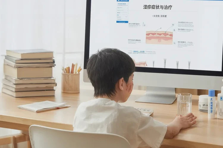 青少年脸上起湿疹能根治吗(图1)