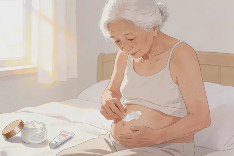 老年人肚子上起湿疹可不可以治愈(图1)