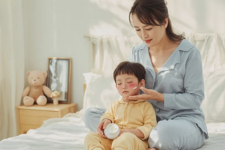 儿童面部出现湿疹能够根治吗(图1)