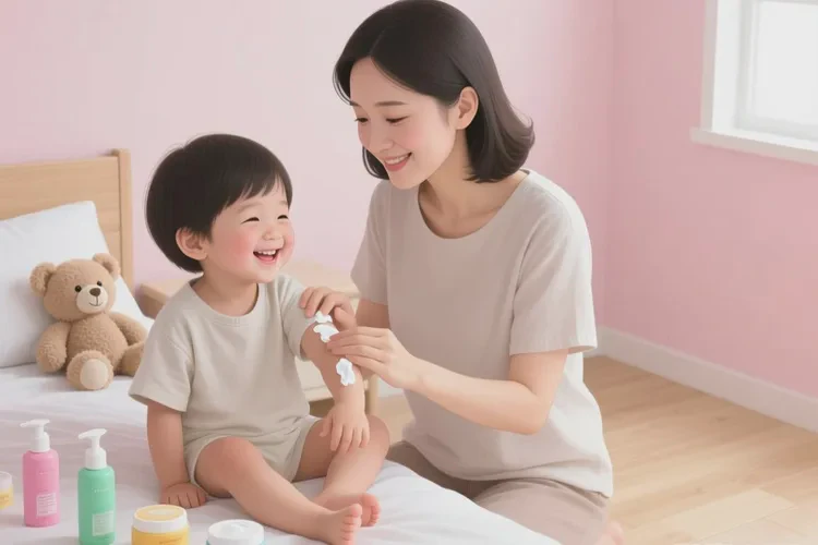 孩子手臂上长湿疹能不能治愈(图1)