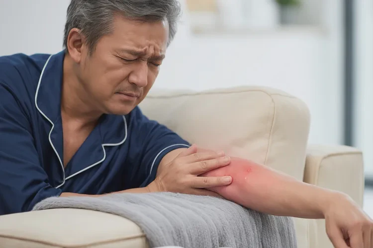 男人四肢偶尔起湿疹可不可以治愈(图4)