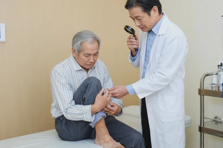 老年人大腿上长湿疹可不可以治愈(图2)