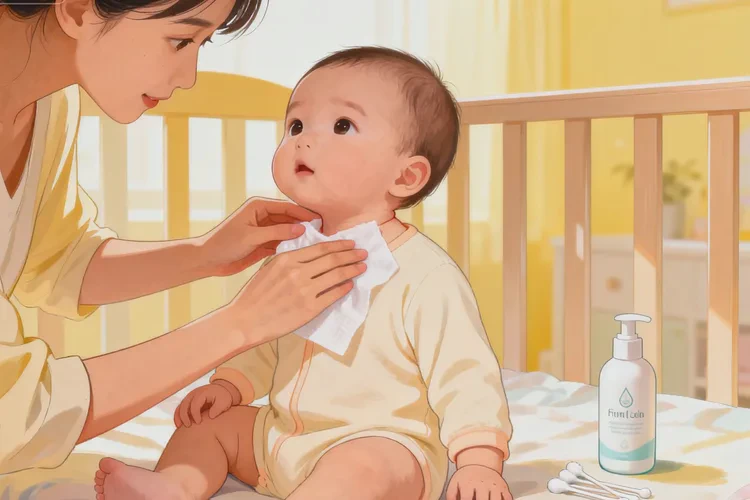 婴幼儿脖子容易长湿疹能不能治愈(图1)