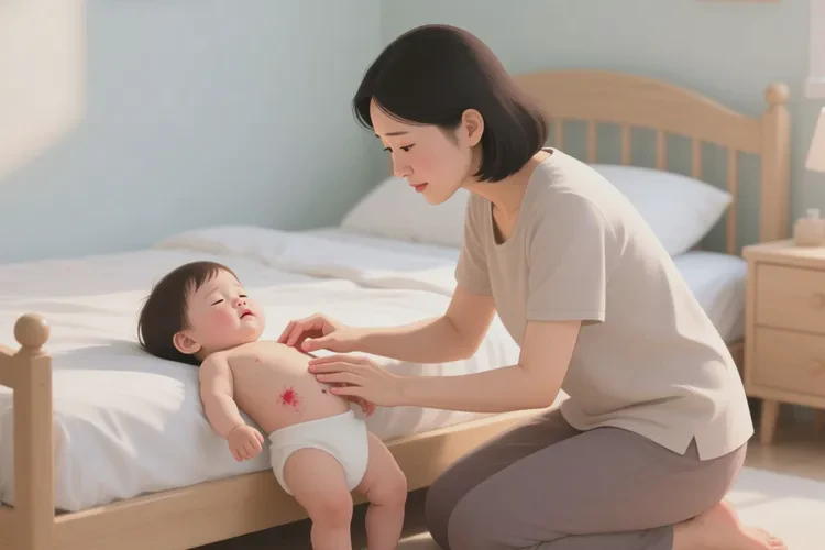 儿童肚子起湿疹能不能治愈(图1)